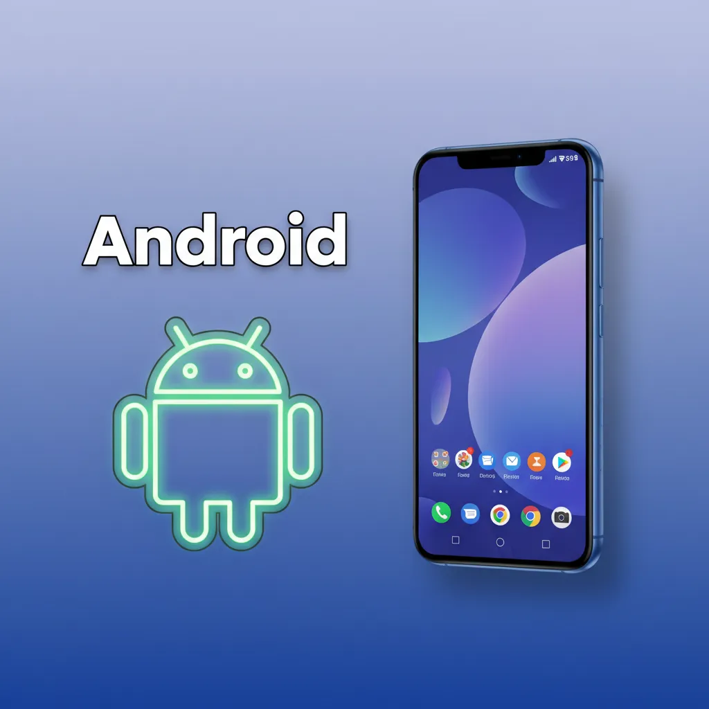 Android‑Smartphone mit Anleitung: APK von offizieller Website laden, Quelle erlauben, installieren, starten, Shortcut.