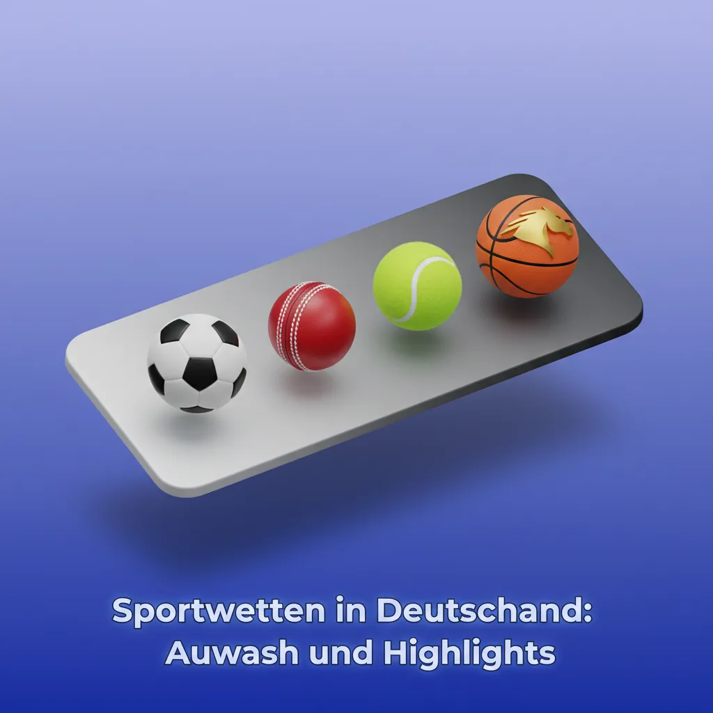 Sportwetten in Deutschland: breite Auswahl pre-match & live; Fußball, Tennis, Basketball, Eishockey, Handball u. mehr